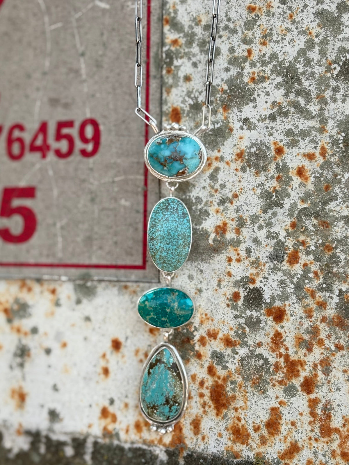 Multi Stone Lariat