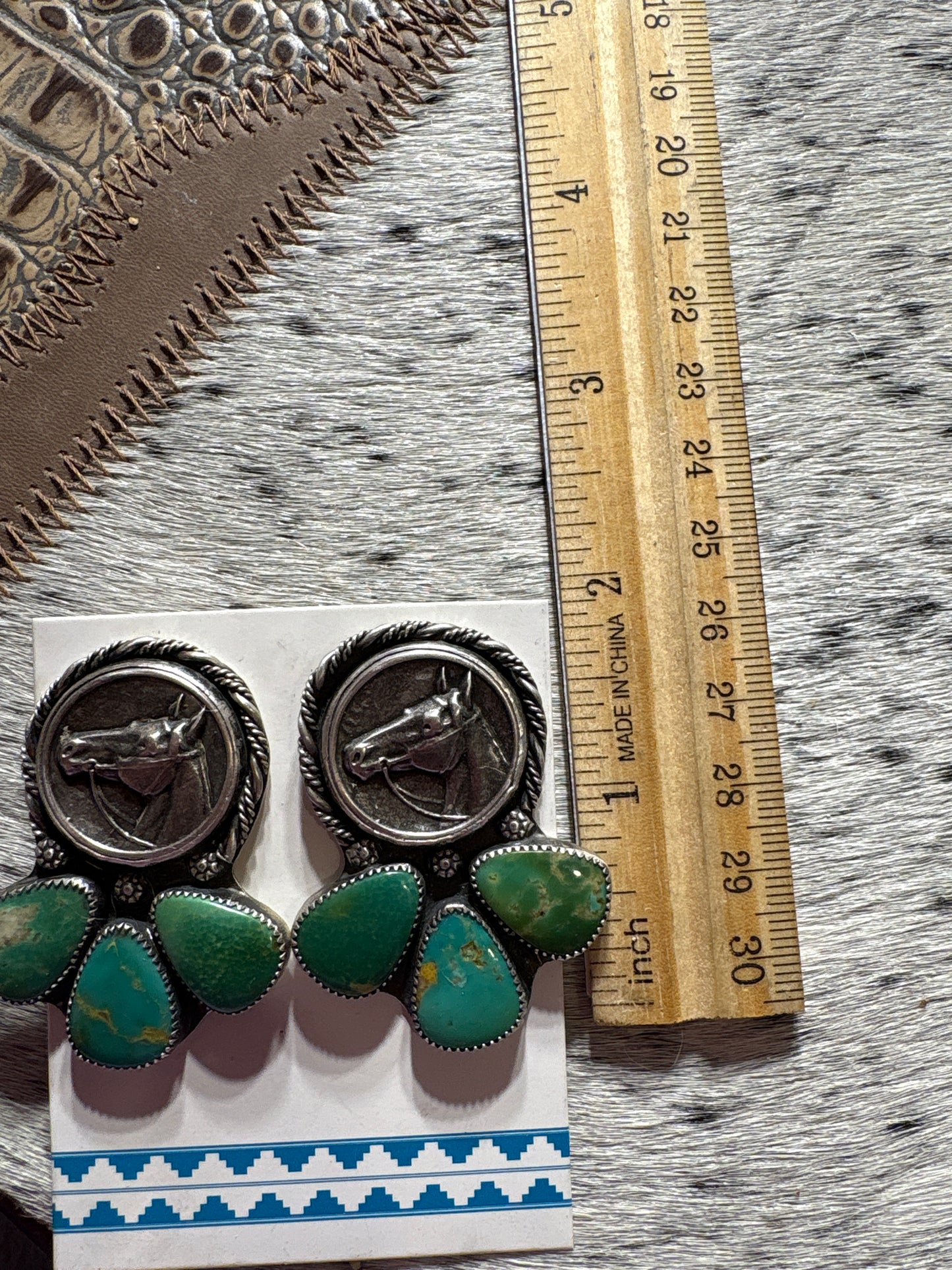 Horse Coins Post Back Stud