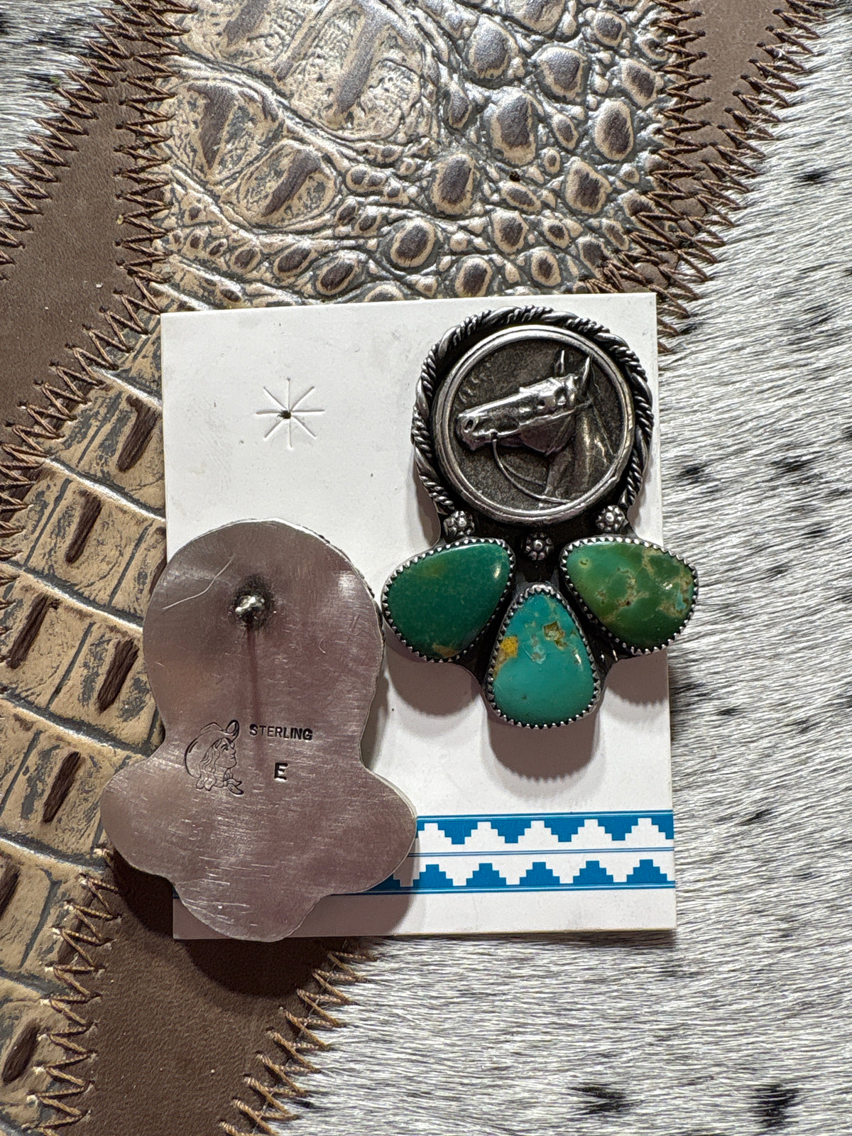 Horse Coins Post Back Stud