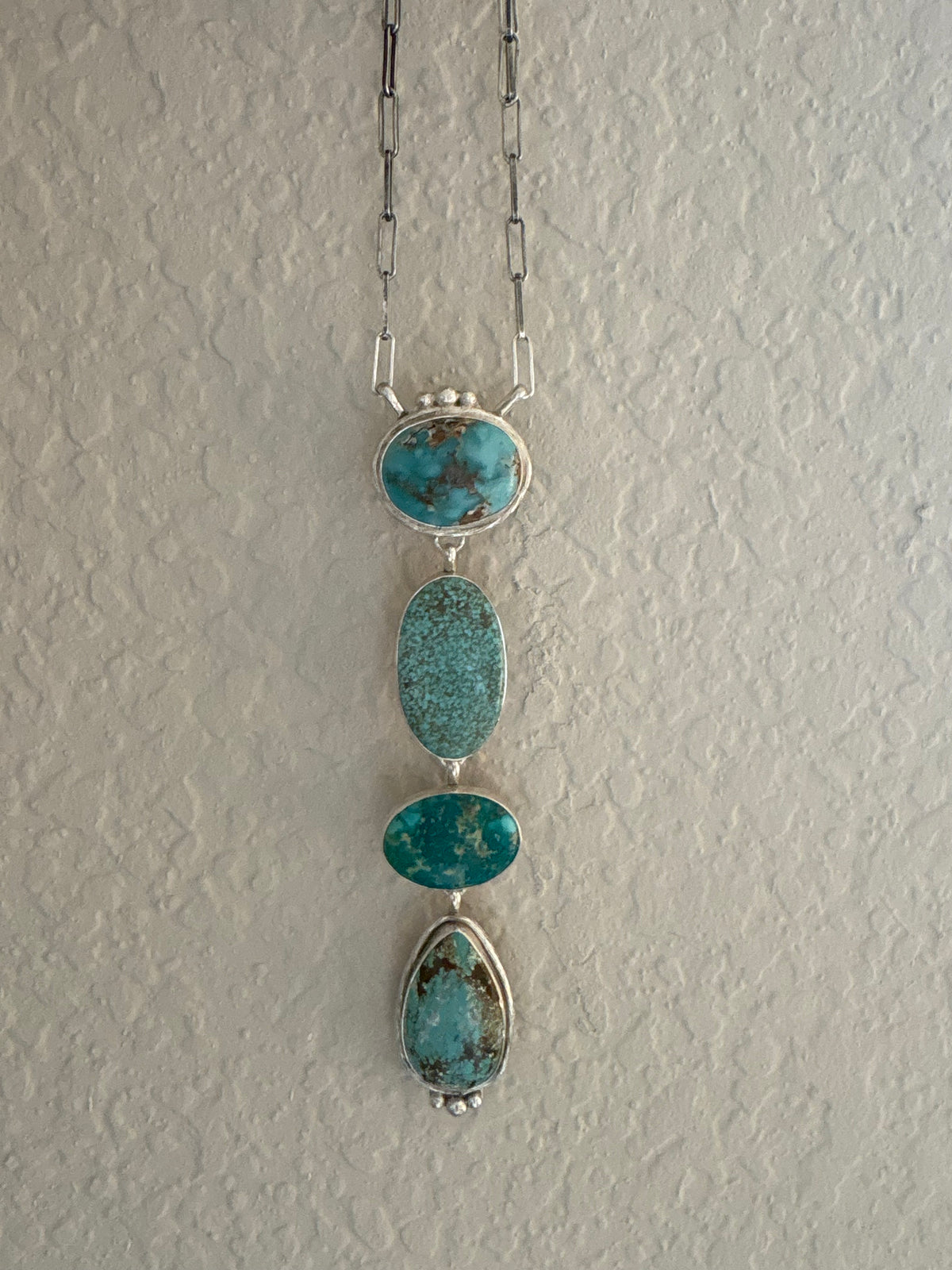 Multi Stone Lariat