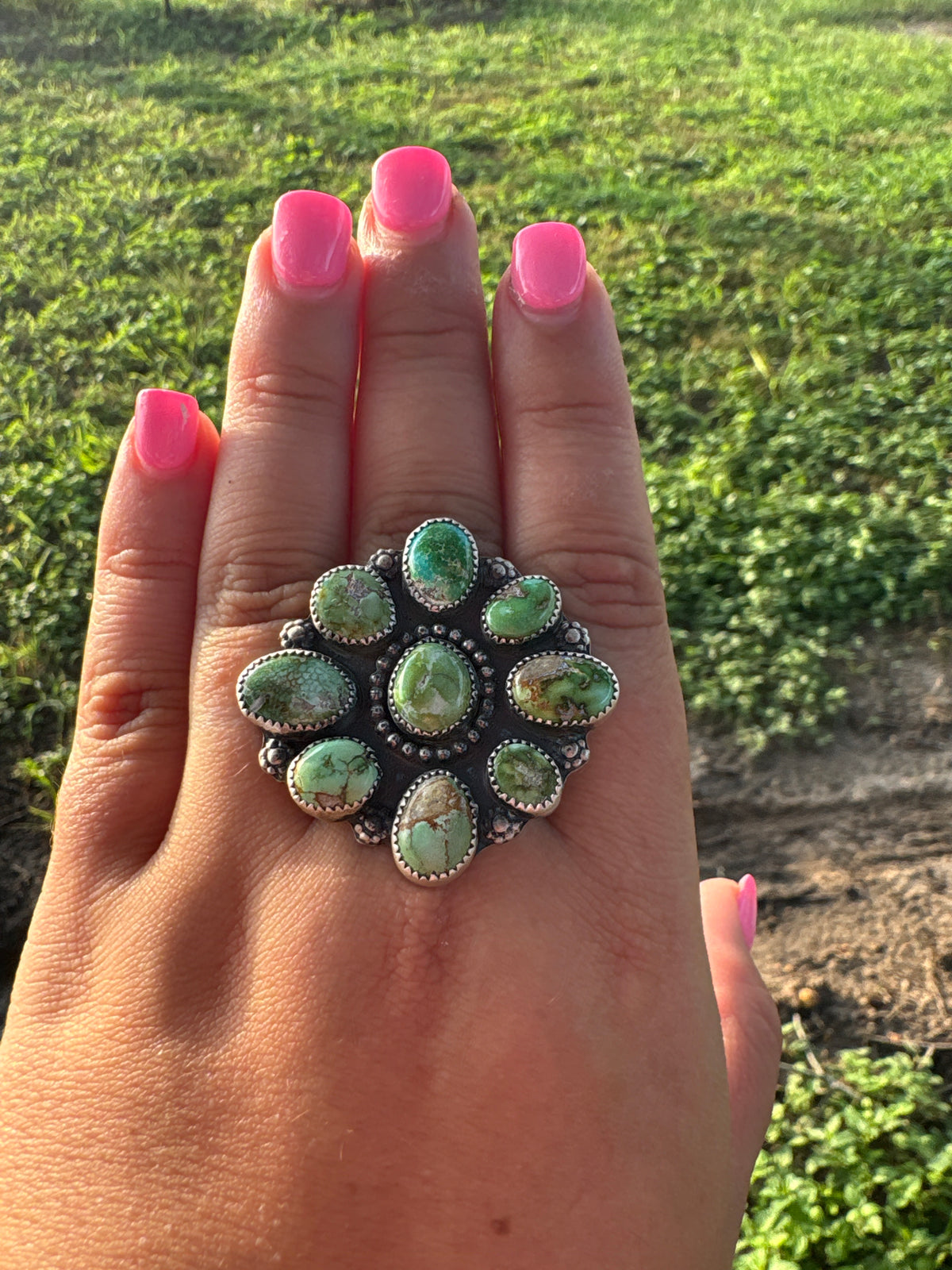 Sonoran Gold Cluster Ring ￼