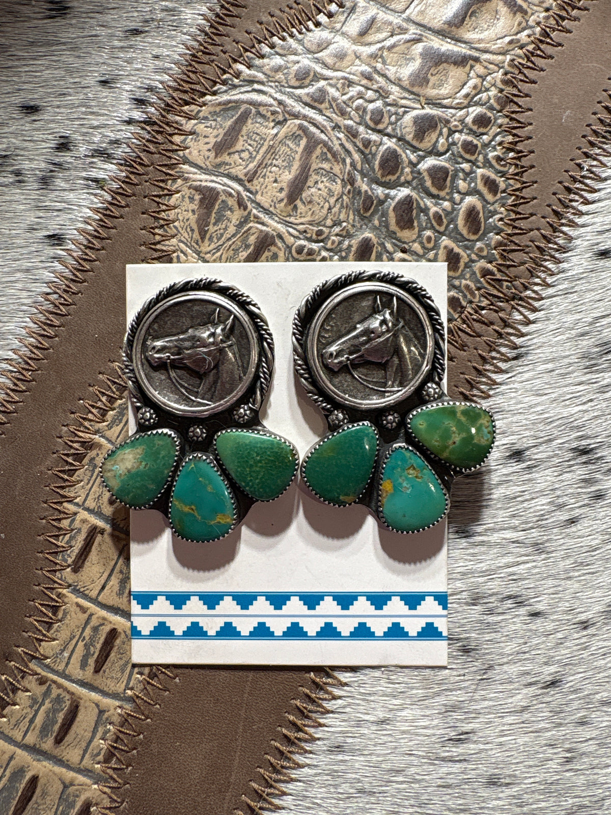 Horse Coins Post Back Stud