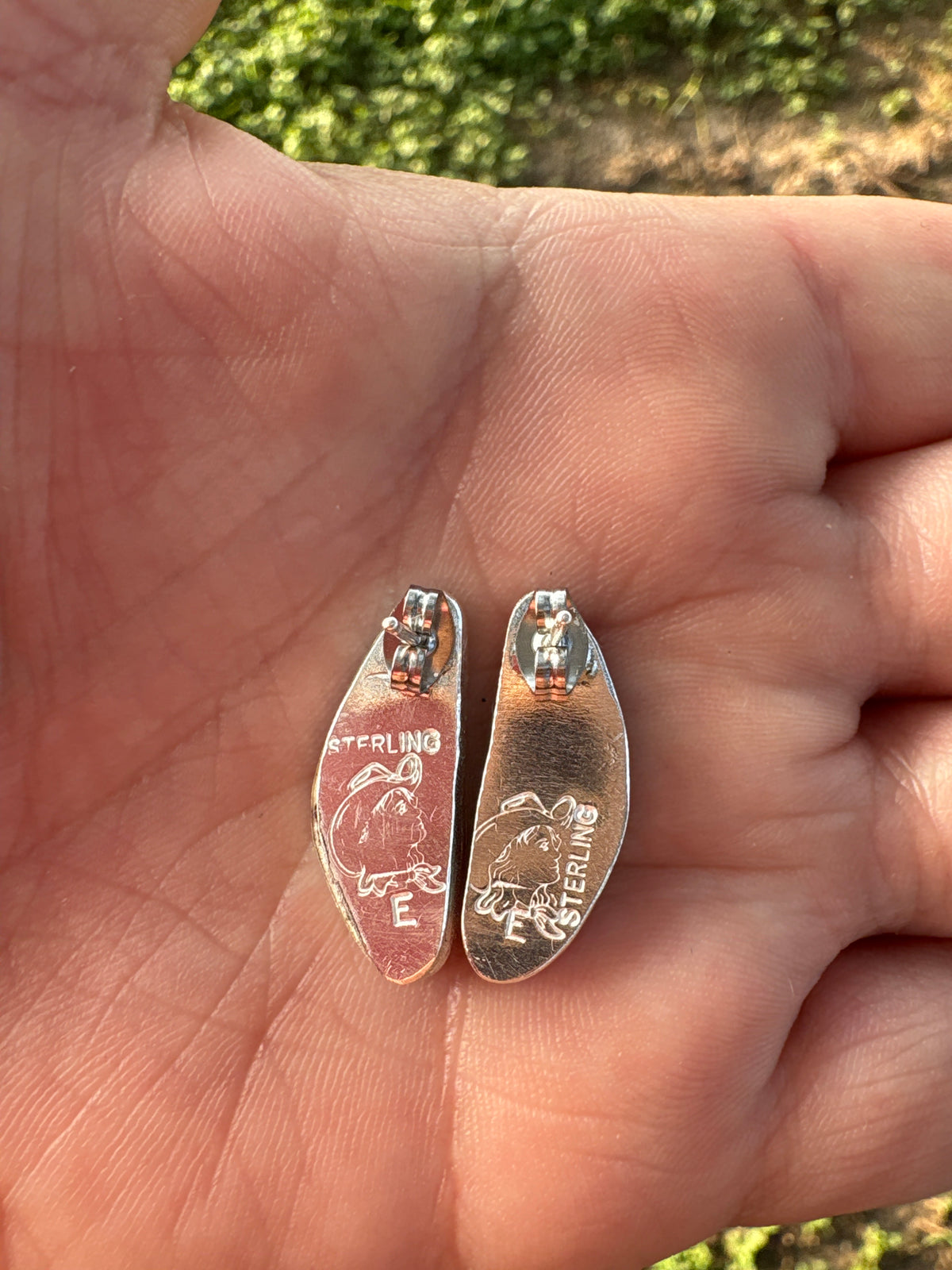 Blackjack Stud Earrings